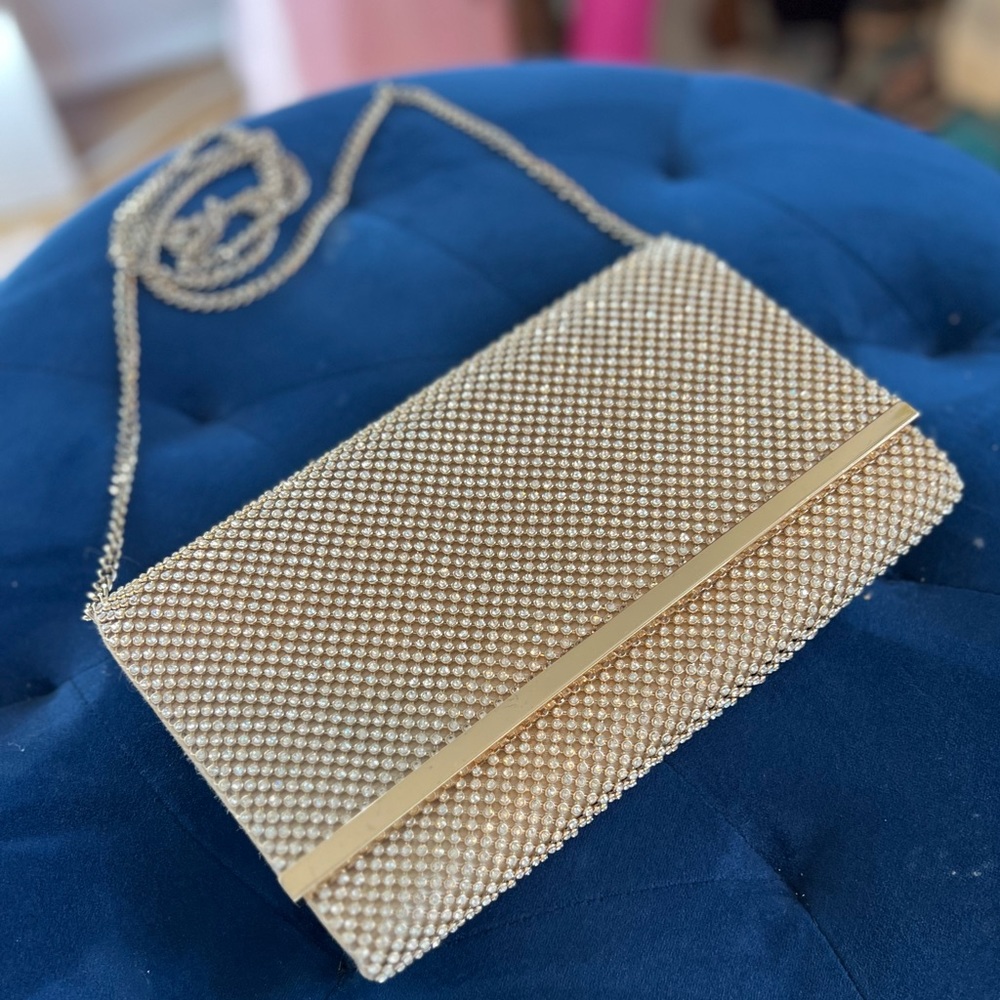 Small Nordstrom Clutch w l Crossbody chain/strap. Perfect condition.